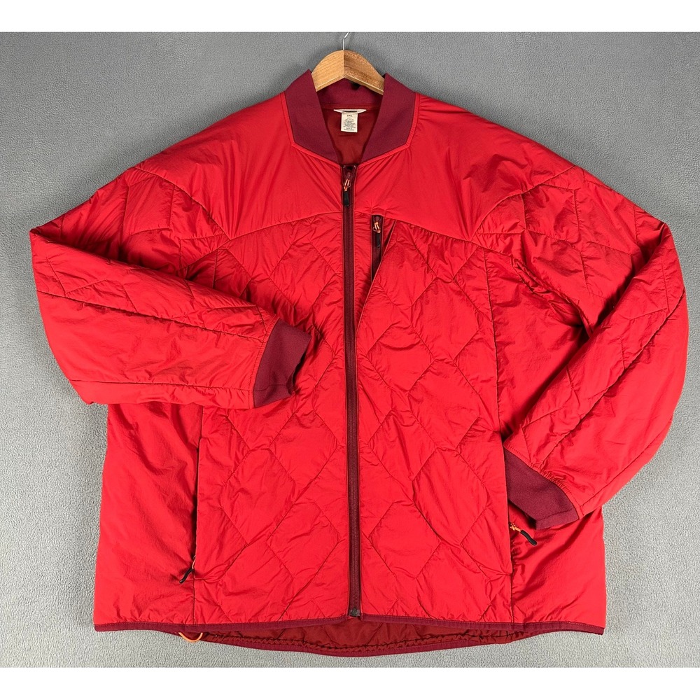 Duluth Trading Puffer Jacket 2XL Red‎ Agiloft Lightweight Insulated Performance